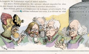 Anticipazione: studiosi, "Guerra nel XX secolo" (guerra chimica e batteriologica?) di Robida, n.d. da Albert Robida