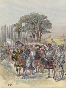 Al campo di Bicocca, gli svizzeri esigono paga, congedo o battaglia da Albert Robida