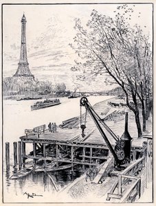 Inizio dei lavori di costruzione per la ricostruzione architettonica del Vecchio Parigi medievale, sulle rive della Senna, per l