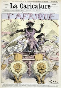 Caricatura sul colonialismo in Africa 