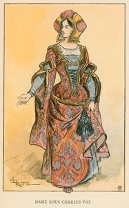 Dame Sous Charles VIII da Albert Robida