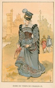 Dama del Tempo di Carlo IX da Albert Robida