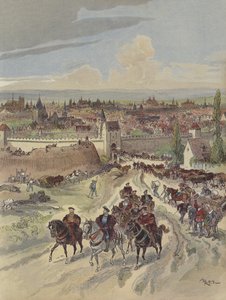 Francesco I fa lavorare alle mura di Parigi da Albert Robida
