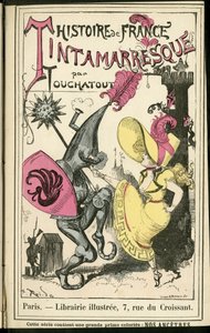 Illustrazione di Albert Robida (1848-1926) in Histoire de France tintamarresque, ca. 1880 - Storia, Danza da Albert Robida