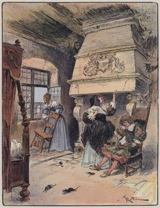 Illustrazione per Le Capitaine Bellormeau di e illustrato da A Robida da Albert Robida