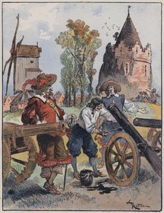 Illustrazione per Le Capitaine Bellormeau di A Robida