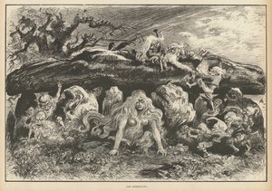 Korrigans, spiriti della leggenda bretone da Albert Robida