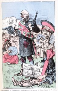Phileas Fogg e Passepartout dopo il giro del mondo in 3 anni 8 mesi e 17 giorni, parodia di Jules Verne, "Viaggi straordinari di Saturnin Farandoul in 5 o 6 parti del mondo e in tutti i paesi conosciuti o sconosciuti a Mr. Jules Verne" di