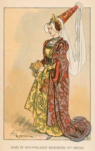 Robe et Houppelande Historiees XV secolo da Albert Robida