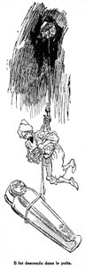 Sindbad il marinaio - racconto delle mille e una notte - illustrazione di un libro del 1948 (edizione Fortin, collezione Meravigliosa Immaginazione dell