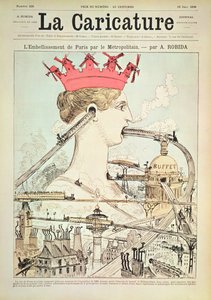 Il miglioramento di Parigi con la metropolitana, da 