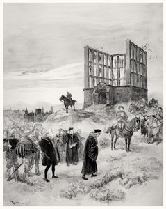 Il Sovrintendente Jacques de Semblançay (c.1445-1527) condannato a morte, che sale al patibolo di Montfaucon, 1909