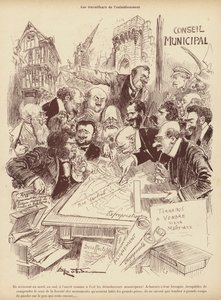 I lavoratori della deformazione: il dipartimento di pianificazione di un consiglio comunale da Albert Robida