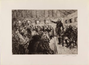Washington impedisce una dittatura militare (dal portfolio "The Bicentennial Pageant of George Washington")