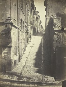 Rue des Grands Carmes, Vista dalla Rue Ste. Marthe, 1862 da Albert Terris