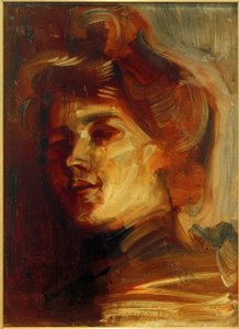 Signora con cappello da Albert Weisgerber