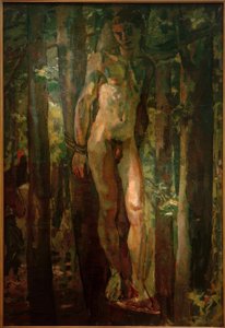 San Sebastiano legato nel bosco