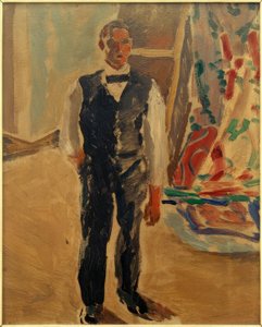 Autoritratto in maniche di camicia da Albert Weisgerber