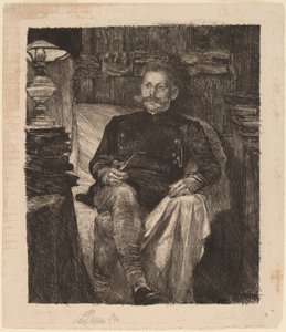 Franz Rose nel suo studio