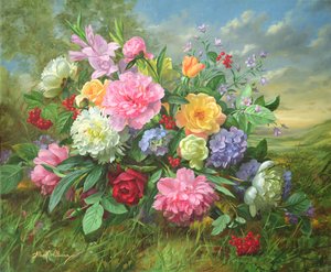 AB18 Peonie e ortensie