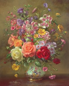 Una Composizione Floreale Estiva, 1996 da Albert Williams