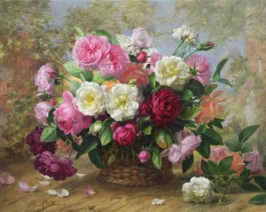 La Bellezza del Cielo in una Rosa Estiva da Albert Williams