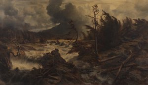 Tempesta in alta montagna da Albert Zimmermann