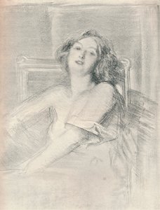 Ritratto Litografico di una Donna, c. 1905 da Albert de Belleroche