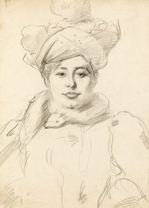 Donna con cappello, circa 1905 da Albert de Belleroche