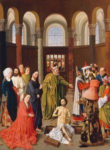 La resurrezione di Lazzaro, ca 1455 da Albert van Ouwater