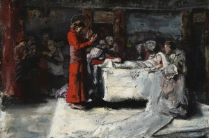 La resurrezione della figlia di Giairo da Albert von Keller