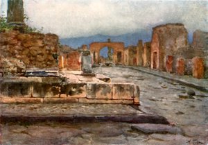 Nel Tempio di Fortuna Augusta da Alberto Pisa
