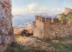 Trapani e le Isole Egadi dal Castello di Monte San Giuliano