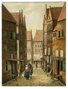 Strada a Delft Albertus Brondgeest dopo Jacobus Vrel, SA Delft, inv.n.65127