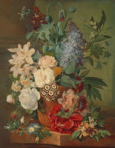 Fiori in un vaso di terracotta
