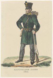 Cacciatore reale, 1830 da Albertus Verhoesen