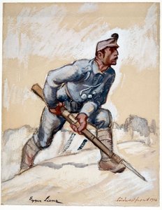 Fronte sud-ovest da Albin Egger Lienz