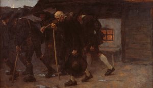Dopo la conclusione della pace da Albin Egger Lienz