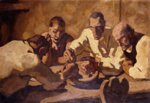 Il pasto da Albin Egger Lienz