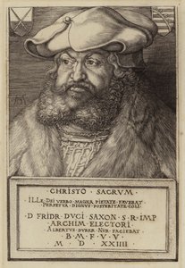 Federico il Saggio, Elettore di Sassonia (incisione)