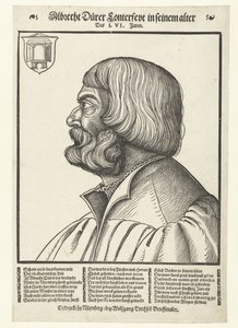 Ritratto di Albrecht Dürer (1471-1528) da Albrecht (after) Durer or Duerer