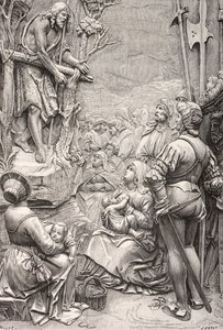 San Giovanni Battista predica nel deserto da Albrecht (after) Durer or Duerer