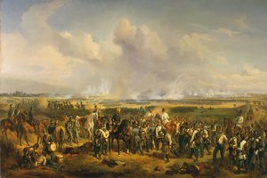 La battaglia di Szreg del 5 agosto 1849, 1853 da Albrecht Adam