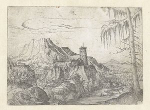 Paesaggio con un grande castello da Albrecht Altdorfer