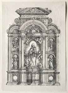 Altare con la Bella Maria di Ratisbona da Albrecht Altdorfer