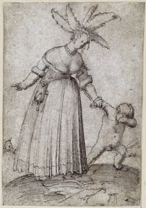 Altdorfer, Albrecht - Venere e Cupido da Albrecht Altdorfer