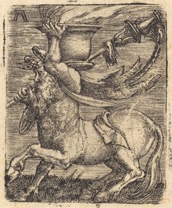 Centauro con un vaso da Albrecht Altdorfer