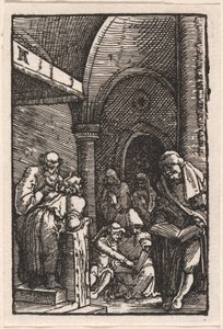 Cristo che disputa con i dottori da Albrecht Altdorfer