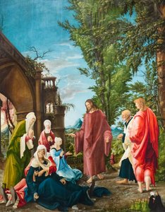 Cristo che si congeda da sua madre da Albrecht Altdorfer