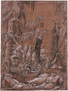 Cristo sul Monte degli Ulivi da Albrecht Altdorfer